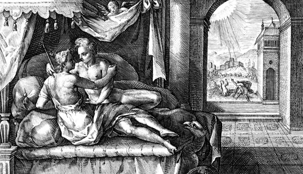 Apollo seduces Leucothoe