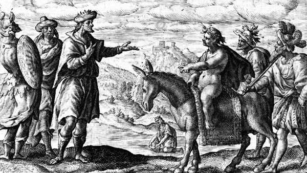 Bacchus honours the wishes of King Midas