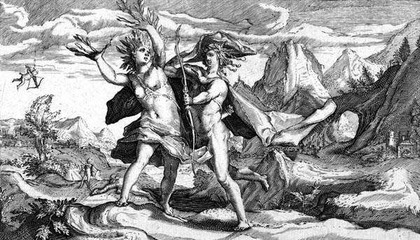 Apollo pursues Daphne