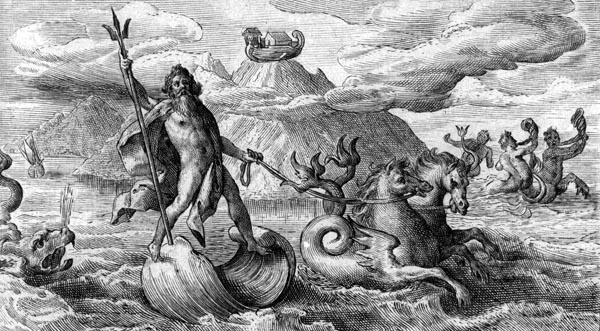 Neptune calms the waves