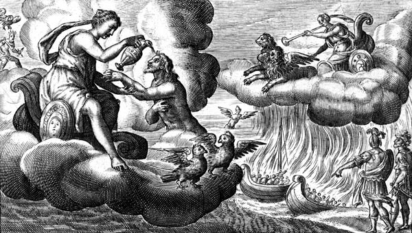Venus immortalises Aeneas