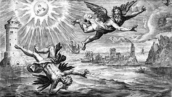 The fall of Icarus